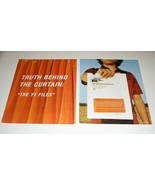 The Y1 Files Fader Magazine Photo Clipping Vintage 2003 Color 2 Page Adv... - $373.49 MXN