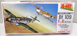 JO-HAN Messerschmitt Bf 109 F/G Gustav 1/72 Scale Model Kit WWII German - $13.29