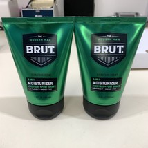 Lot of 2 Brut 2 in 1  Moisturizer Everyday Post Shave 3.5 oz - £36.72 GBP