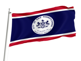 Erie, Pennsylvania Flag,Size -3x5Ft / 90x150cm, Garden flags - £23.82 GBP