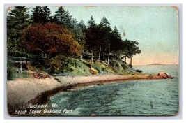 Oakland Park Rockport Maine ME DB Postcard U3 - £2.18 GBP