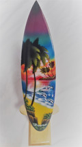 Hawaii SURFBOARD with stand 12&quot; long neat décor - £23.31 GBP