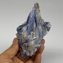 307.5g, 4.7&quot;x2.4&quot;x2.2&quot;,Blue Kyanite Quartz  Mineral Specimen @Brazil, B3... - £48.94 GBP