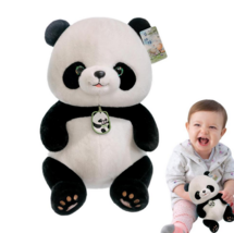 Panda Teddy Bear Stuffed Animals Plush 9.5 Inch Pillow - £13.38 GBP