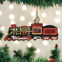 Old World Christmas Train Blown Glass Christmas Ornament 46080 - £20.52 GBP