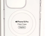 Apple - iPhone 15 Pro Case with MagSafe - Clear OPEN BOX - $20.31