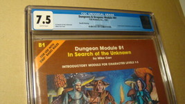 MODULE B1 IN SEARCH OF THE UNKNOWN *CGC 7.5 DUNGEONS DRAGONS HIGHEST GRA... - $935.00
