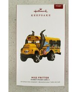 Miss Fritter Disney Pixar Cars 3 Hallmark Ornament 2019 Magic Sound Scho... - $17.92