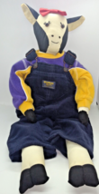 Minnesota Vikings Training Camp Cubs Dressed Plush Cow One piece Overalls Unique - £31.19 GBP