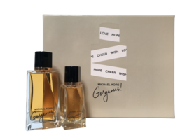 Michael Kors Gorgeous 2 Piece Set 3.4 oz EDP Spray +1.0 oz EDP Spray for... - $114.99