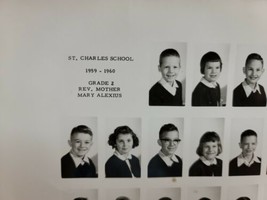 1959 Class Picture Rev Mother Mary Alexius Grade 2 St Charles School 8.5... - £45.16 GBP