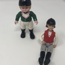 Vintage Fisher Price Loving Family Dollhouse Girl&amp; Mother Rider Equestri... - €13,29 EUR