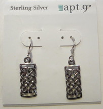 Sterling Silver Pierced Earrings Signed 925  $35 Retail New with Tags - £13.89 GBP