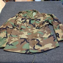 US Army M65 Field Jacket Coat Green Medium Reg Military Camo Hooded Lined - £93.00 GBP