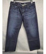 AG Adriano Goldschmied The Graduate Mens 38x27 Tailored Leg Dark Blue Jeans - $23.83 CAD