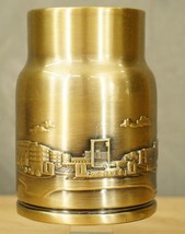 Brass Chinese Metal Desk Accessory Pencil Cup Nanjing University of Tech... - £22.30 GBP