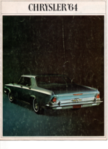 1964 Chrysler Vintage Car Sales Brochure Fc2  - £11.18 GBP