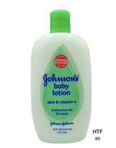 Johnson&#39;s Baby Lotion with ALOE and VITAMIN E 15 oz - £29.56 GBP