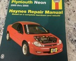 Dodge &amp; Plymouth Neon 2000 thru 2005 Haynes Repair Manual 30036 - £10.07 GBP