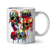 Blood Skeleton Rock Skull NEW White Tea Coffee Mug 11 oz | Wellcoda - £12.84 GBP