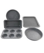 Oster 6 Piece Carbon Steel Non Stick Bakeware Set in Greystone - $1,229.97 MXN