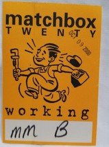 MATCHBOX TWENTY ROB THOMAS - VINTAGE ORIGINAL CONCERT TOUR CLOTH BACKSTA... - €8,76 EUR