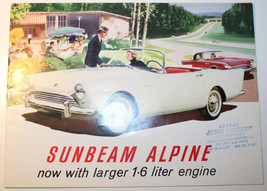 Sunbeam Alpine 1.6l Foldout 6 Page Automobile Advertisement Dealer Brochure - £39.52 GBP