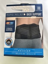 Copper Fit Rapid Relief 3-In-1 Hot/Cold Therapy Back Support One Size - $32.66