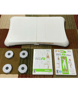 Wii Fit Balance Board RVL-021 Bundle Lot w/ Wii Fit, Fit Plus &amp; 4 x RVL-... - £27.53 GBP