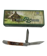 Rite Edge Faux Stag Pocket Knife 2 Folding Blades Made in China 2 - £11.52 GBP