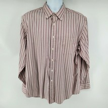 Pendleton Bridgeport Mens Long Sleeve Button Shirt Size Large Striped - £20.89 GBP