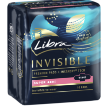Libra Invisible Super with Wings 10 Pads - £55.49 GBP