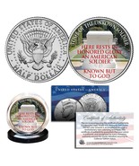 TOMB OF THE UNKNOWN SOLDIER Arlington National Cemetery JFK US Coin with COA - £6.73 GBP