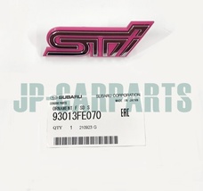 Genuine Subaru Sti Pink Front Grille Emblem 93013FE070, Sti Impreza G11 01-04 - £46.15 GBP