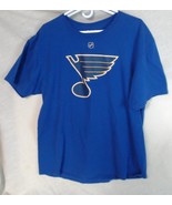 St. Louis Blues NHL Reebok Men’s XL T-Shirt Blue Blue Note Logo Classic ... - $27.34 CAD