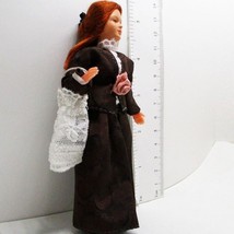 Lady Doll 11 1259 Caco Brown 2-pc Dress Flexible Dollhouse Miniature - £31.38 GBP