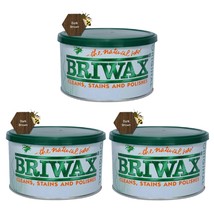 Briwax Original Furniture Wax 16 Oz - Dark Brown (Pack of 3) - £53.19 GBP