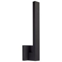 Led Outdoor Sconce 18 Inch Textured Matte Black Finish 15 Watts Modern Contempor - £112.77 GBP