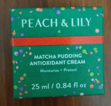 New Peach &amp; Lily Matcha Pudding Antioxidant Cream Travel Sz 25ml/0.84oz Authntc - £22.43 GBP