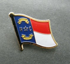North Carolina Us State Single Flag Lapel Pin Badge 7/8 Inch - £4.41 GBP