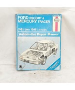 Haynes Automotive Repair Manual Book 36020 1991-1996 Ford Escort Mercury... - $8.97