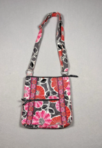 Vera Bradley Cherry Blossoms Quilted Mailbag Crossbody Purse Shoulder Bag - £11.60 GBP