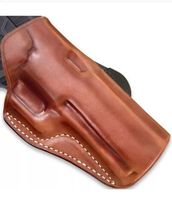 Fits CZ P-10 F 9mm Full Size 4.5”BBL Leather Paddle Holster With Open Top #1493# image 4