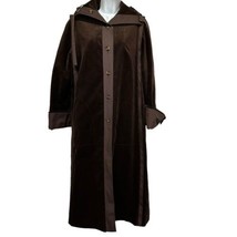 your sixth sense Germany brown Button corduroy Cloak long jacket Coat Size 16 - £48.35 GBP