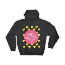 Heart Faux Gold : Gift Hoodie Happy Valentines Day Love Romantic Girlfriend Wife - £28.76 GBP