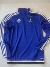 Wolfetones GFC Boston Adidas 1/4 Zip Up Jacket Blue Size S Boston Gaelic Soccer - £39.52 GBP