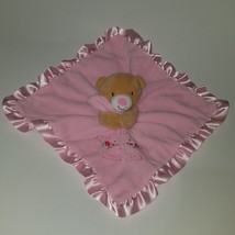 Baby Starters Teddy Bear Lovey Rattle Pink Thank Heaven For Little Girls Plush - £9.96 GBP