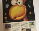 1993 Super Alfred Chicken Video Game Vintage Print Ad Advertisement pa21 - $7.91