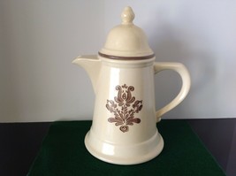 Pfaltzgraff Pottery VILLAGE Pattern Stoneware 6 Cup Tea / Coffee Pot Model 6-550 - £13.89 GBP