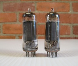 RCA 6CG7 Vacuum Tubes Matched Pair Gray Plate  TV-7 Tested @ NOS - $32.50